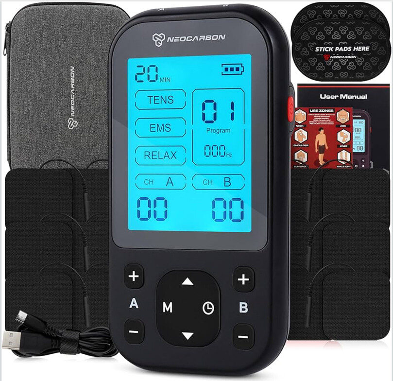 TENS unit for pain relief recommended by Lutz chiropractor
